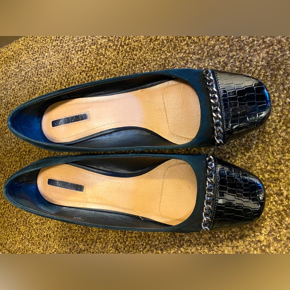 Tahati block heel pump
